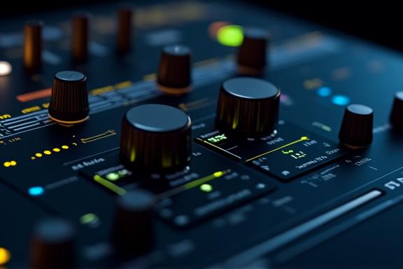 Brugergrænseflade af et synthesizer plugin
